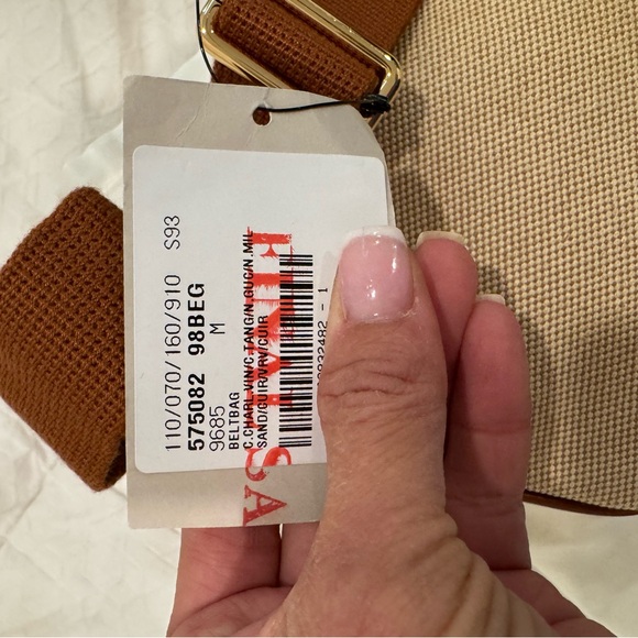 Gucci Beige Woven Vintage Web Belt Bag - Picture 3 of 5